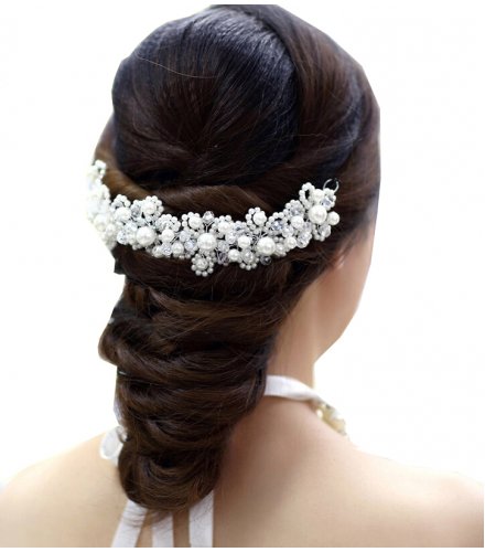 HA057 - Elegant Pearl Hair Brooch